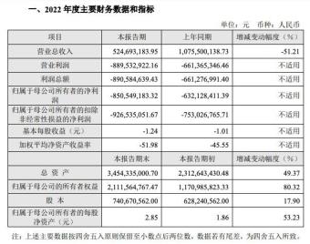 云从科技2022年净亏损8.51亿元 同比扩大34.65%