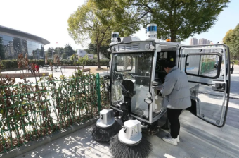 上海嘉定测试9辆自动驾驶清扫车：可连续工作8-16小时 每小时可作业10公里