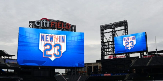 Samsung Display Digital Scoreboard Citi Field New York Mets