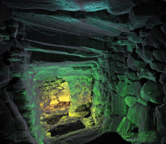 英国考古学家使用激光扫描仪解开古代地下通道之谜