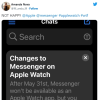 Meta宣布Facebook Messenger Apple Watch应用5月底停用 用户将无法通过手腕回复消息