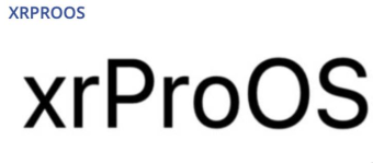 消息称苹果又利用空壳公司申请商标 首次出现xrProOS
