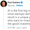 Y Combinator创始人：公共市场投资者缺少渠道参与AI浪潮 优秀AI公司都是私营企业