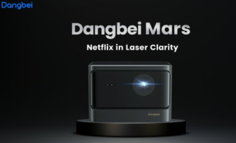当贝宣布与原生Netflix合作推出新款超亮激光家用投影仪Mars