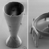 瑞典科学家打印出世界上最小3D打印酒杯和一个用于光纤通信系统的光学谐振器