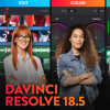 达芬奇DaVinci Resolve 18.5.1版发布 提供更为精准的复制和粘贴跟踪Power Window和跟踪数据操作