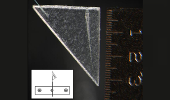 研究人员利用3维激光扫描共焦显微镜对星尘轨迹进行原位成像