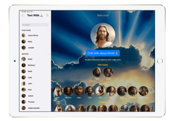 AI应用Text With Jesus海外蹿红 目前已经在苹果App Store和Mac App Store上架