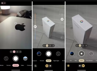 谷歌Pixel 8系列推出新的相机界面 将引入一种在拍照或录制视频之间进行选择的新方法
