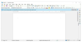 开源办公套件LibreOffice 7.6社区版发布 距离上个版本发布相隔一个月时间