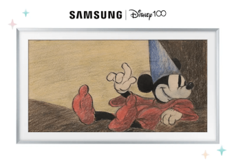 三星庆祝迪士尼成立100周年推出特别版The Frame电视：配有独特的品牌边框、米老鼠主题遥控器
