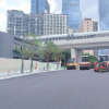 沥青摊铺3D打印双向4车道全长598米 为红线宽30米的规划城市次干道