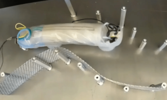 研究人员开发新型仿生检修工具：可以模拟蠕虫的姿态 以穿过飞机的发动机进行维修