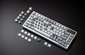 华硕将推ROG白夜魔机械键盘：采用白、灰拼接键帽配色 命名为“月耀白”