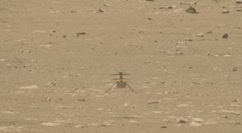 NASA机智号火星直升机完成第60次飞行：高度为16米 时间为133秒