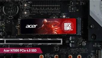 宏碁暗影骑士·擎N7000 SSD发布：采用标准M.2 2280单面PCB设计 支持笔记本安装