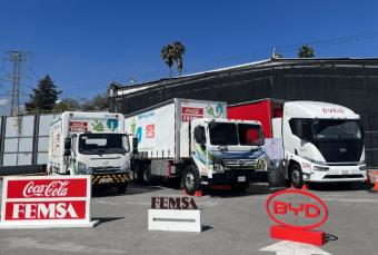 比亚迪携手可口可乐FEMSA打造全新电动卡车 以减少二氧化碳和污染气体排放
