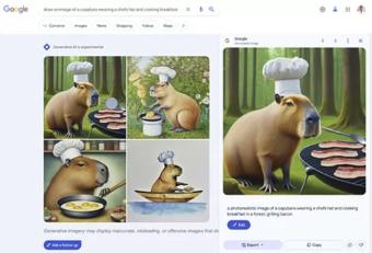 谷歌将人工智能生成的图像添加到搜索结果中 目前仅适用于美国用户和英语
