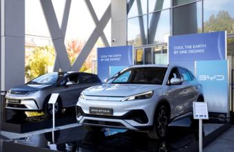 比亚迪汽车登陆匈牙利市场 ATTO 3（元PLUS）、海豚和海豹三款纯电车型首次亮相