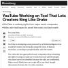 消息称YouTube正开发AI驱动的工具 创作者可使用一系列“著名音乐人”的声音录制音频