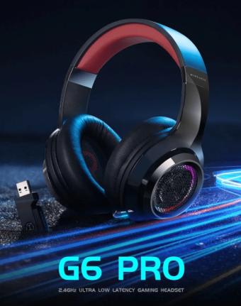 漫步者G6 PRO游戏耳机发布：内置850mAh电池 关灯续航最长50小时