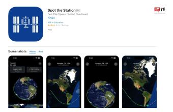 NASA推出“Spot The Station”App 可以在iOS和安卓上免费下载