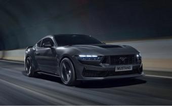 全新福特Mustang Dark Horse车型亮相：采用双进气口设计、双边四出排气