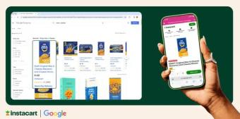 Instacart为CPG合作伙伴推出平台外谷歌购物广告