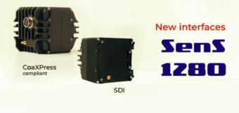 NIT推出两款新的SWIR相机Sens 1280 CxP/SDI