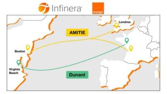 Orange在AMITIE海底电缆上部署英飞朗的ICE6解决方案