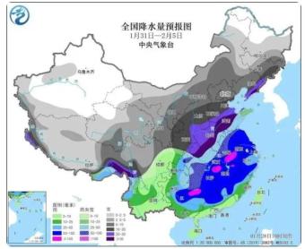 发黑的降水预报图是什么意思? 解密中东部大范围雨雪天气及郑州降雪预报图
