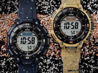 卡西欧推出配备三重传感器的新款PRO TREK PRG-340SC手表