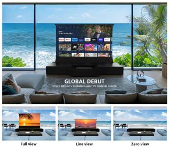 SHORE通过在全球范围内推出ROLATV激光电视柜来改变家庭娱乐