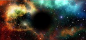 新的分析揭示了一个微小的黑洞反复穿透一个更大的黑洞的气体盘