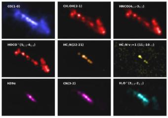 ALMA在星暴星系中发现新的分子路标