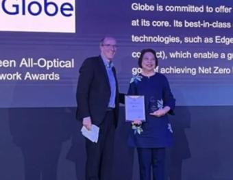 Globe在巴塞罗那荣获IDATE的“全光技术创新和数字化支持”奖