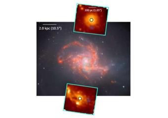 JWST观测探索附近合并星系的分子流出